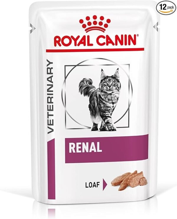 Royal Canin Feline Renal Mousse 12 x 85 g Fresh Bag – Support of Kidney Function