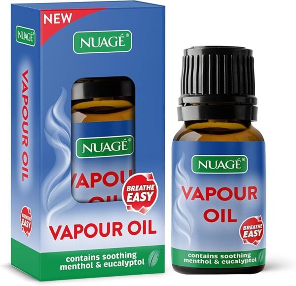 Nuage Vapour Oil | Contains Soothing Menthol & Eucalyptol - Breathe Easy (10ml)